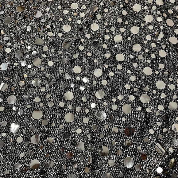 NOS Gold Sparkly Top Vtg Size 16 USA Glam Party Semi Sheer Caron Disco Rave New - Picture 15 of 17